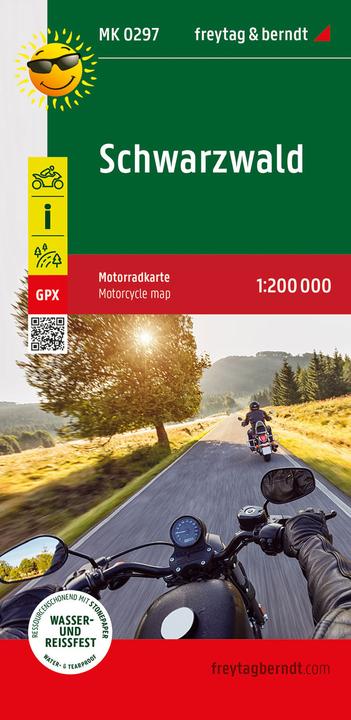 Actual product image PublicPress Motorbike Map Black Forest