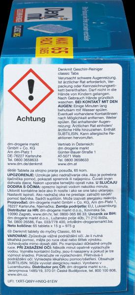 Produktbild dm Denkmit Spülmaschinen-Tabs Classic (Tabs, 65 x)