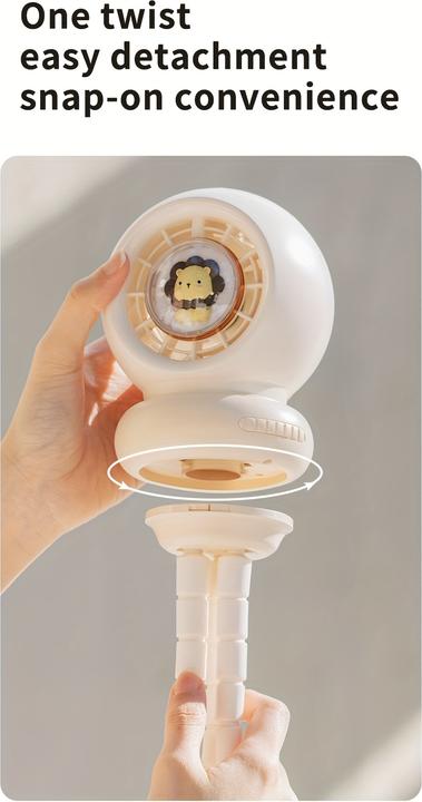 Image du produit PhoneLook Ventilateur portable look bébé enfant avec trépied flexible pour voiture / voyage / poussette