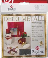 Produktbild Rayher Deco-Metall, 14x14cm, 5 Blatt, silber
