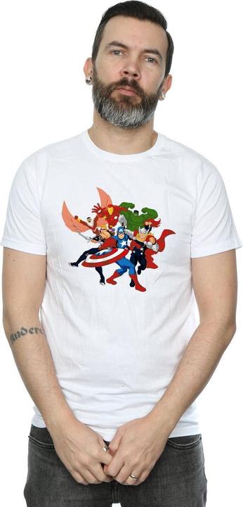 Immagine prodotto Maglietta Uomo Avengers Assemble Comic Team (XL)
