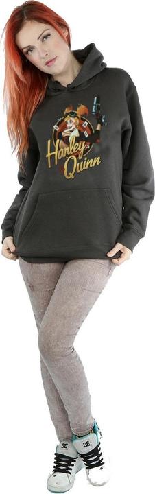 Immagine prodotto Universal Textiles Felpa con Cappuccio Harley Quinn Distintivo Donna (M)
