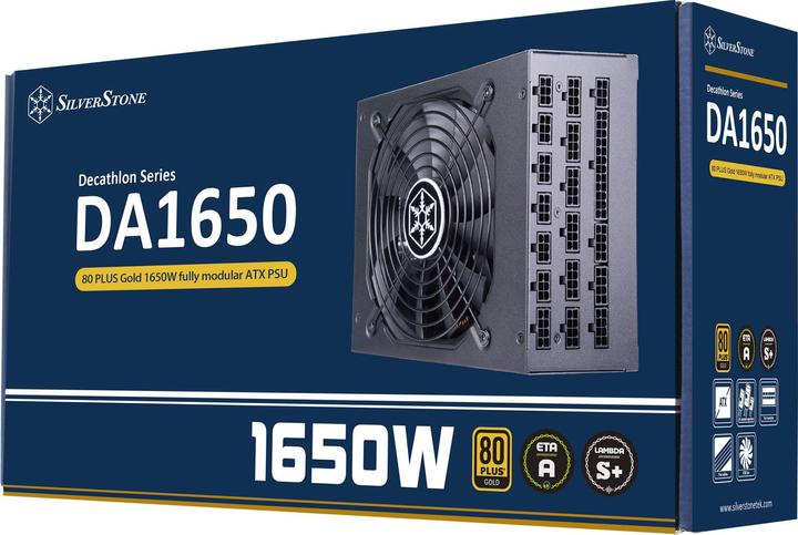 Produktbild Silverstone DA1650 Gold, Vollständig modulares 80-Plus-Gold-ATX-Netzteil mit 1650 W, SST-DA1650-G (1650 W)