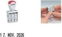 Immagine prodotto Trodat Timbro con data Classic 1000 Dimensioni dell'area del timbro: 20 x 3 mm ( Esecuzione dei testi di