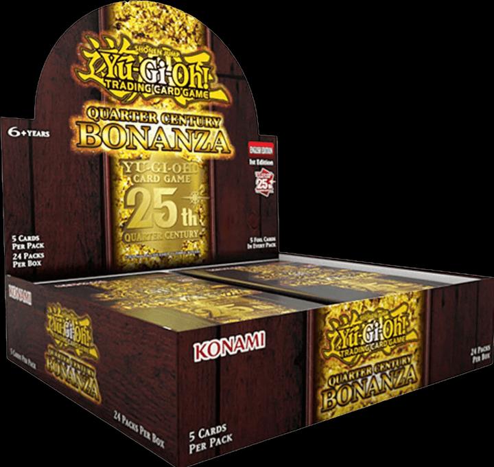 Produktbild Yu-Gi-Oh Quarter Century Bonanza Booster (Englisch, Booster Display)
