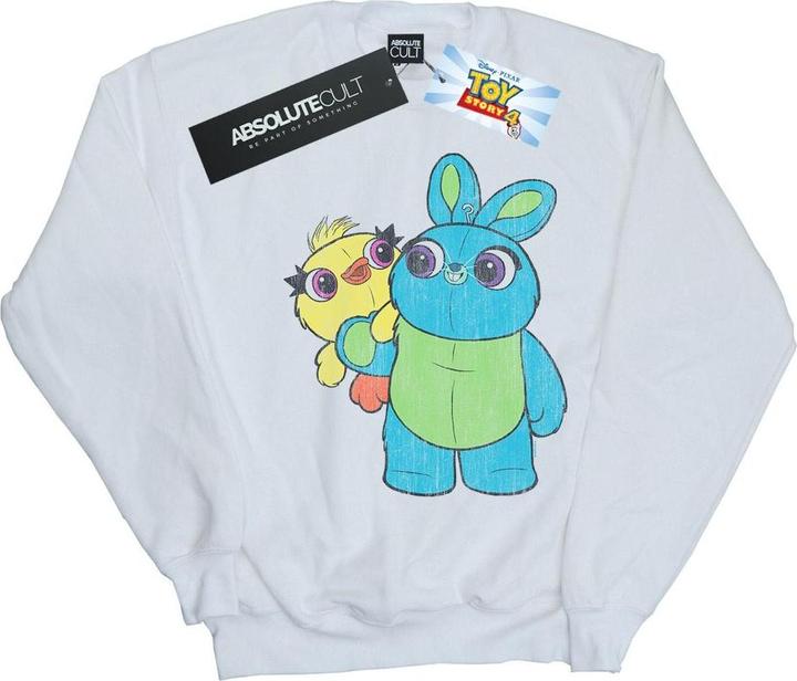 Disney Toy Story 4 Ducky And Bunny Distressed Pose Sweatshirt