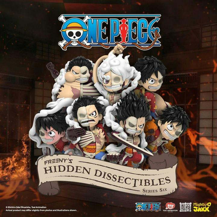 Actual product image Mighty Jaxx Hidden Dissectibles: One Piece Series 6 - Luffy's Gears Edition (1 pc)