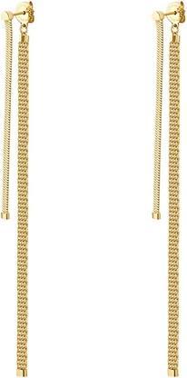 Brosway - Beautiful gold plated earrings 2 in 1 Essential BNL086