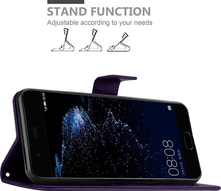 Actual product image Cadorabo Flower Book Cover (Huawei P10 Plus)