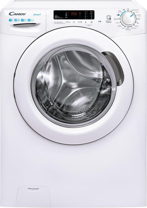 Actual product image Candy Smart CSS4372DW4111 Front Loading 7Kg Washing Machine (7 kg, Left)
