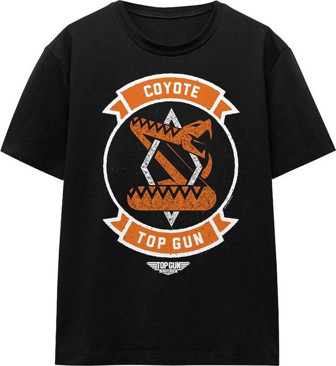 Actual product image Top Gun Unisex Adult Coyote Logo T-Shirt (M)