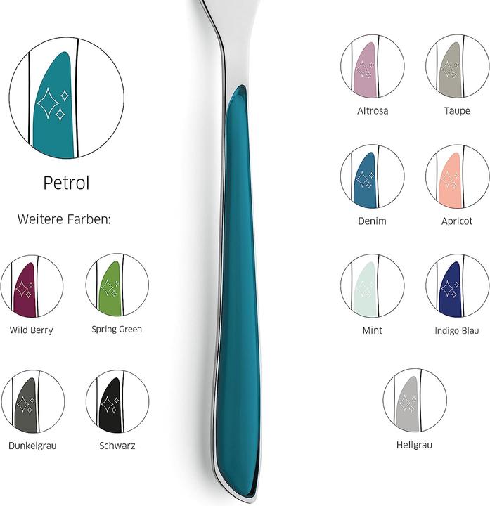 Produktbild Kuppels Besteckset 2 2214 Prisma (24 Stück, Besteck Set)