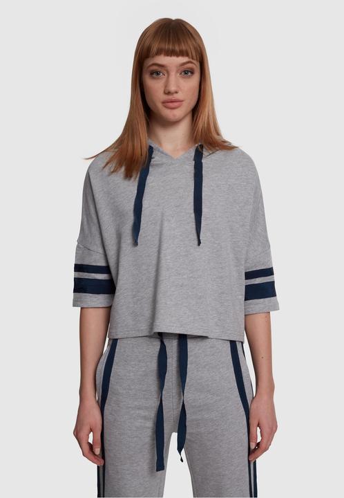 Actual product image Urban Classics Ladies Taped Short Sleeve Hoody (XS)