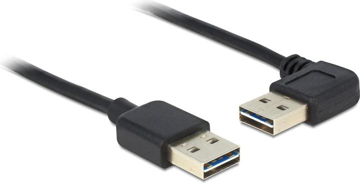 Actual product image Delock USB2.0 Easy cable, A-St.-A.St., angled (1 m, USB 2.0)