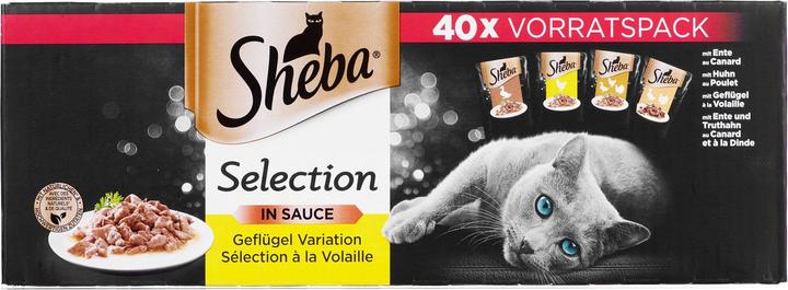 Actual product image Sheba Selection in sauce (Adult, 40 pcs., 3400 g)