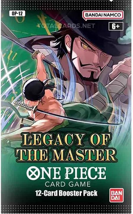 Actual product image Bandai Legacy of The Master OP-12 Booster Pack - One Piece Card Game - JP (Japanese, Booster Pack)