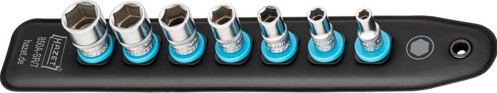 Actual product image HAZET SmartRail with 7 slots 850A-SR/7 ∙ Square, hollow 6.3 mm (1/4 inch) ∙ Outside hexagon tractio… (9/16", 3/8", 5/16", 1/4", 1/2", 7/16", 3/16")
