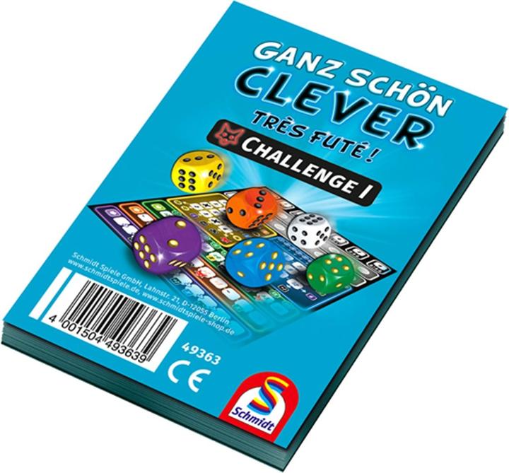 Produktbild Schmidt Spiele Ganz schön clever, Challenge I Block (Deutsch)