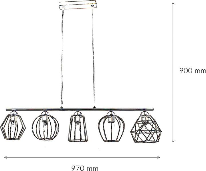 Image du produit Licht-Erlebnisse Lampe suspendue Galaxy (E27)