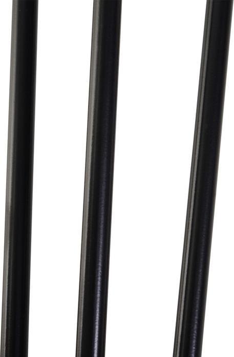 Immagine prodotto Swisshandel24 Tischbeine, 4er-Set Tischfüsse, Möbelfüsse aus Stahl 12 x 12 x 72 cm Schwarz