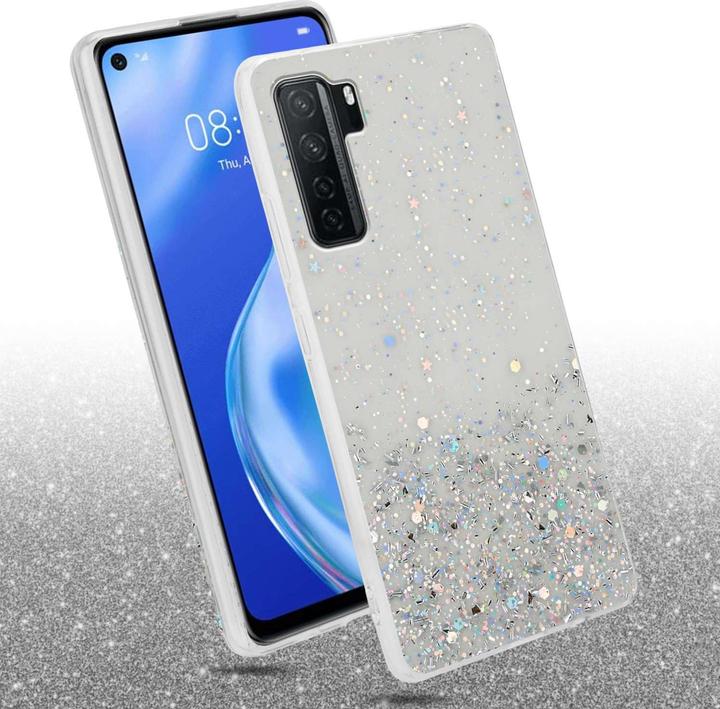 Immagine prodotto Cadorabo Custodia per Huawei P40 LITE 5G / NOVA 7 SE TPU funkelnder Glitter (Huawei Nova 7 SE, Huawei P40 Lite 5G)