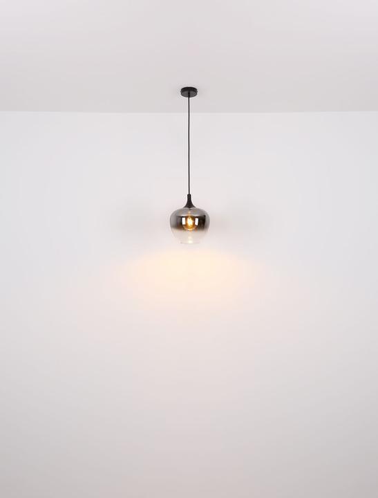 Actual product image Globo Pendant lamp Maxy black matt 3xE27 (E27)