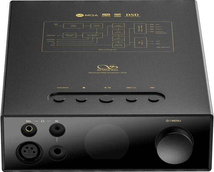 Actual product image Shanling EH3 (USB-DAC, USB host, Display, gain switch, Bluetooth, Wi-Fi)