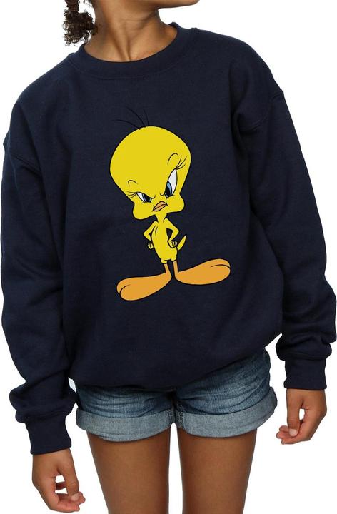 Actual product image Looney Tunes Girls Tweety Angry Sweatshirt (116)