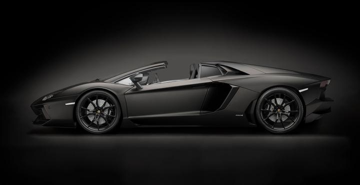 Image du produit Pocher Lamborghini Aventador LP700-4 Roadster Nero Nemesis