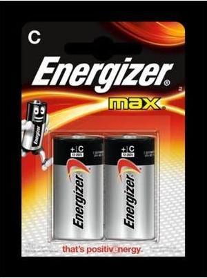 Actual product image Energizer Max Alkaline (2 pcs., C, 8000 mAh)