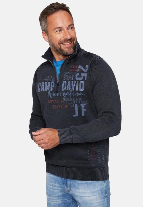 Image du produit Camp David Pullover Strickpullover Troyer (M)