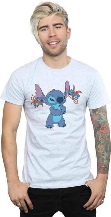 Actual product image Disney Mens Lilo And Stitch Little Devils T-Shirt (3XL)