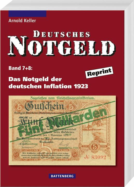 Produktbild Deutsches Notgeld / Das Notgeld der deutschen Inflation 1923 (Deutsch, Arnold Keller, 2024)