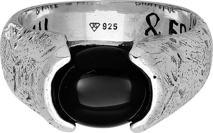 Produktbild Haze & Glory Ring Liberty - Schwarzer Onyx 925 Silber (66, 925 Silber)