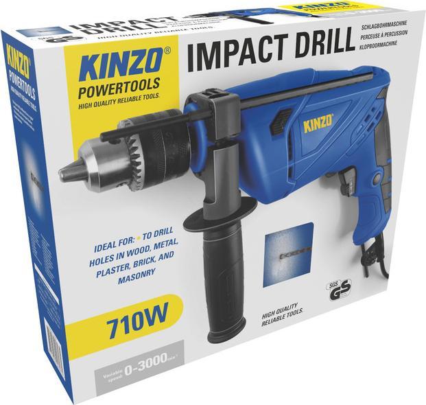 Produktbild Kinzo Impact Drill 230V / 710W (Netzbetrieb)