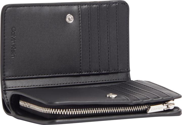 Image du produit Calvin Klein Porte-monnaie pour femme Re-Lock Bifold French Wallet Grand, Noir (Ck Black), Taille unique