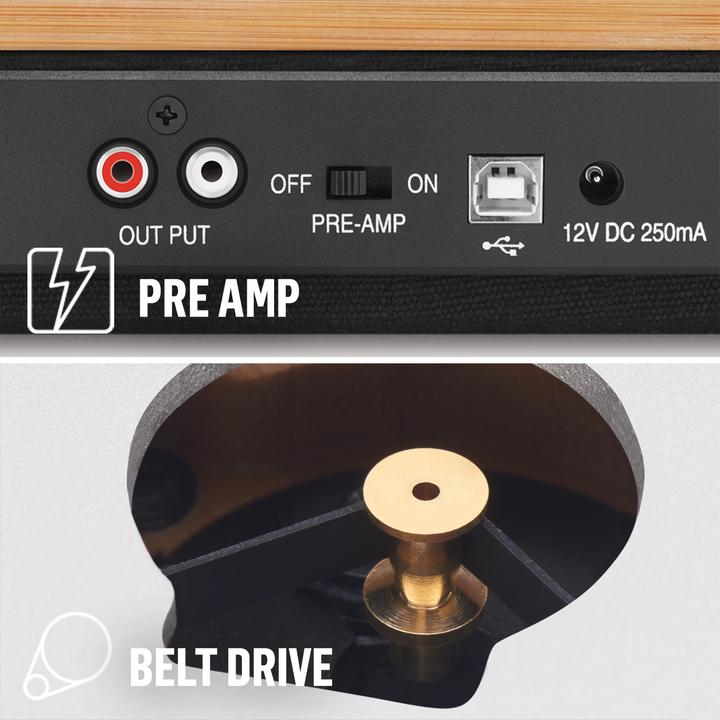 Image du produit House of Marley Stir It Up Wireless Turntable + Get Together 2 (Manuel)