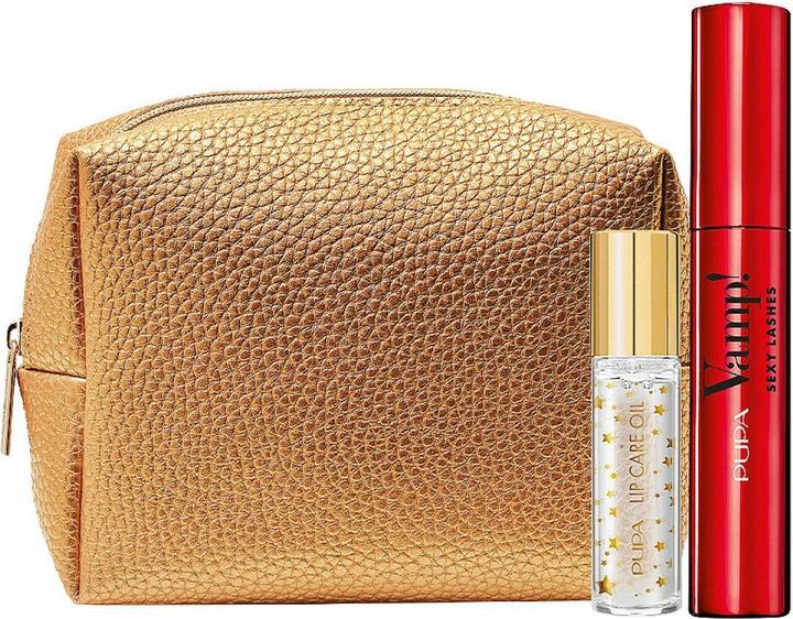 Image du produit Pupa Milano Pupa Set Vamp Nourishing Lip Oil 95 Ml et Vamp Sexy Lashes Mascara 001 Black 12 Ml sans paraben
