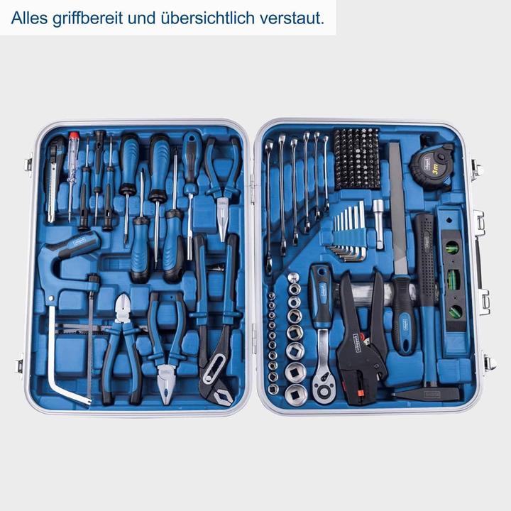 Image du produit Scheppach 173-teiliges Werkzeugkoffer-Set TB173 für Haushalt und Werkstatt (173 pièces)