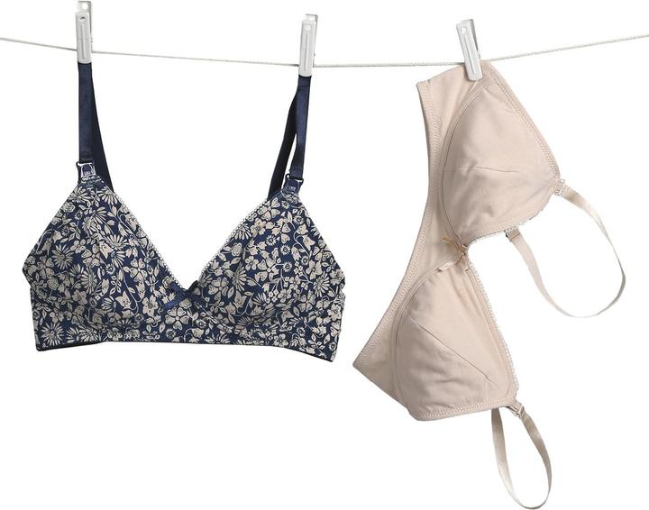 Produktbild Vertbaudet Bio-Kollektion: 2er-Pack Still-BHs ohne Formbügel (75 B)