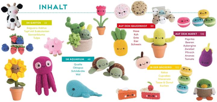 Produktbild Meine kunterbunte Amigurumi-Welt - 25 Figuren häkeln (Deutsch, Lauren, Espy, 2023)