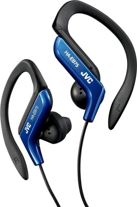Image du produit JVC HA-EB75 Écouteurs Connecteur Ear-hook Noir, Bleu (pas de réduction du bruit, Filaire)