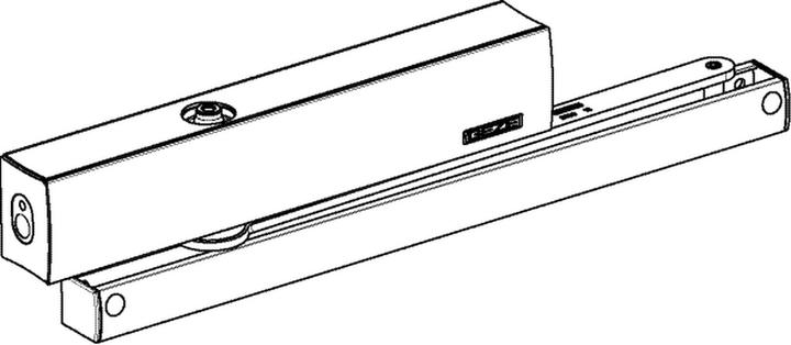 Actual product image Geze TS 5000 EFS free-wheeling door closer (Room door, Entrance door, Wooden door, French window, Indoor)