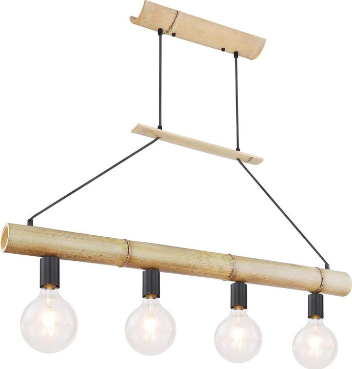 Actual product image Globo Pendant lamp Loreto black 4xE27 (E27)