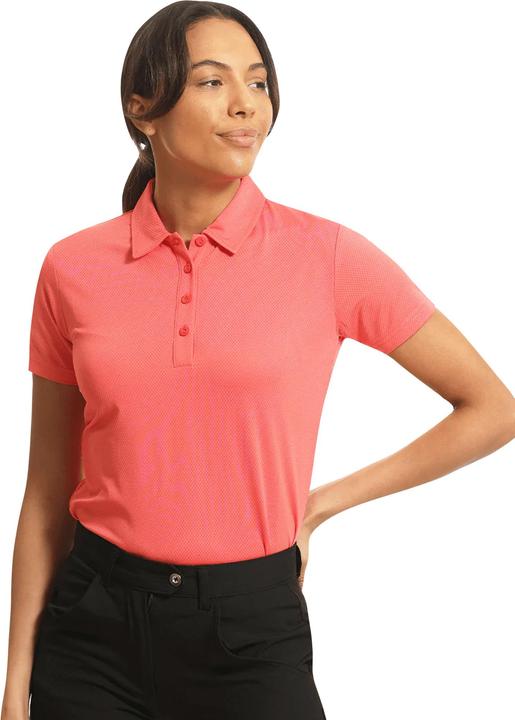 Actual product image Island Green Womens/Ladies Honeycomb Jacquard Polo Shirt (S)