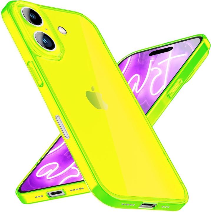 Immagine prodotto Nalia Copertura in silicone trasparente al neon (Apple iPhone 16 Plus)
