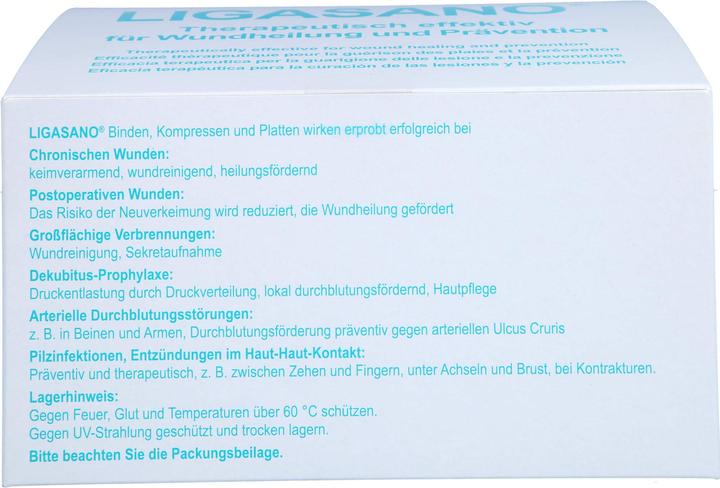 Actual product image Ligasano Schaumstoff Kompressen 10x10x1cm steril