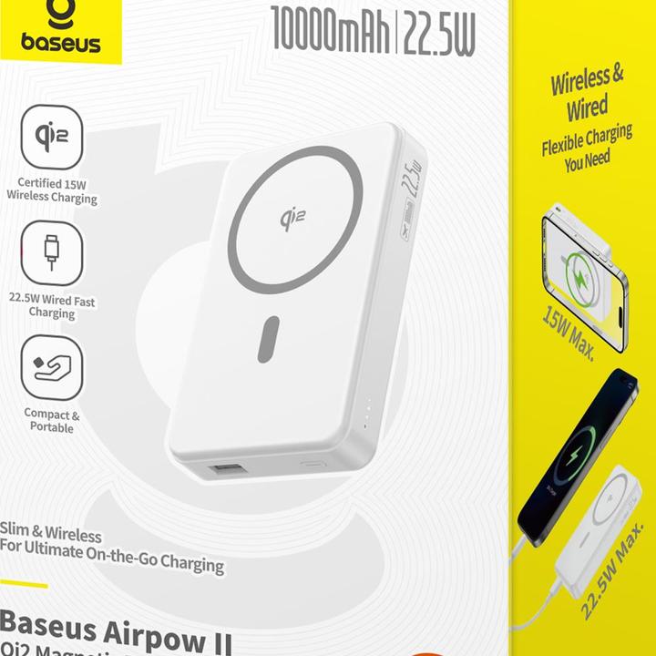 Produktbild Baseus Airpow2 (10000 mAh, 22.50 W, 37 Wh)