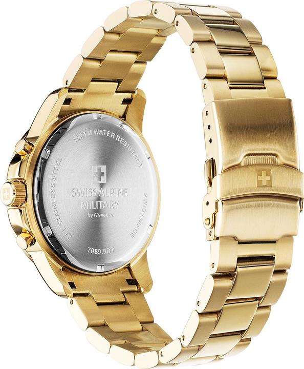 Image du produit Swiss Alpine Military 7089.9111 Chronographe Montre Homme 44mm 10ATM (Montre analogique, 44 mm)