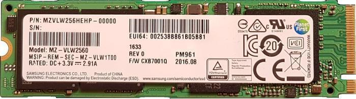 Samsung Pm961 Oem (256 GB)
